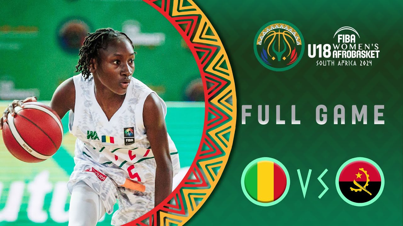 Group Phase | Mali v Angola | Full Basketball Game | FIBA U18 Women's AfroBasket 2024