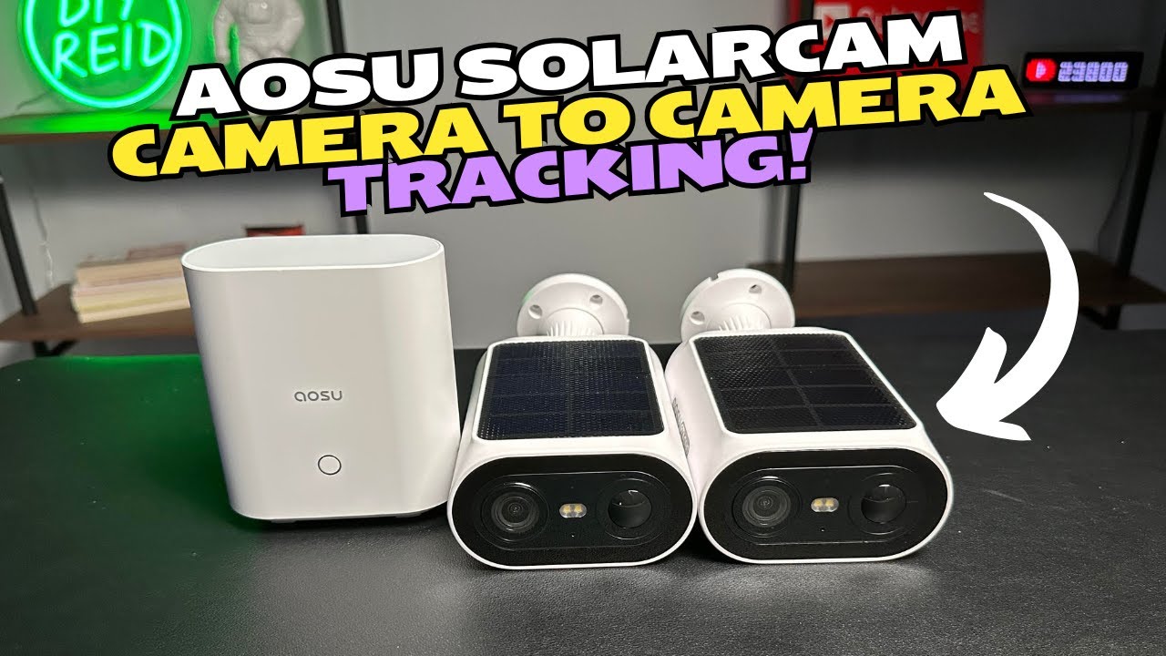 Домашняя система безопасности AOSU SolarCam P1 SE — слежение от камеры к камере!