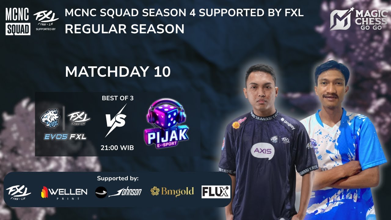 LIVE - MCNC SQUAD S4 SUPPORTED BY FXL !! EVOS FxL Vs PE