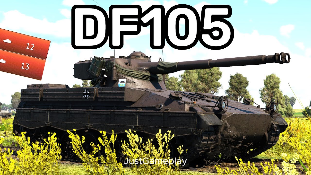 DF105 German Support/Light Tank Gameplay | War Thunder
