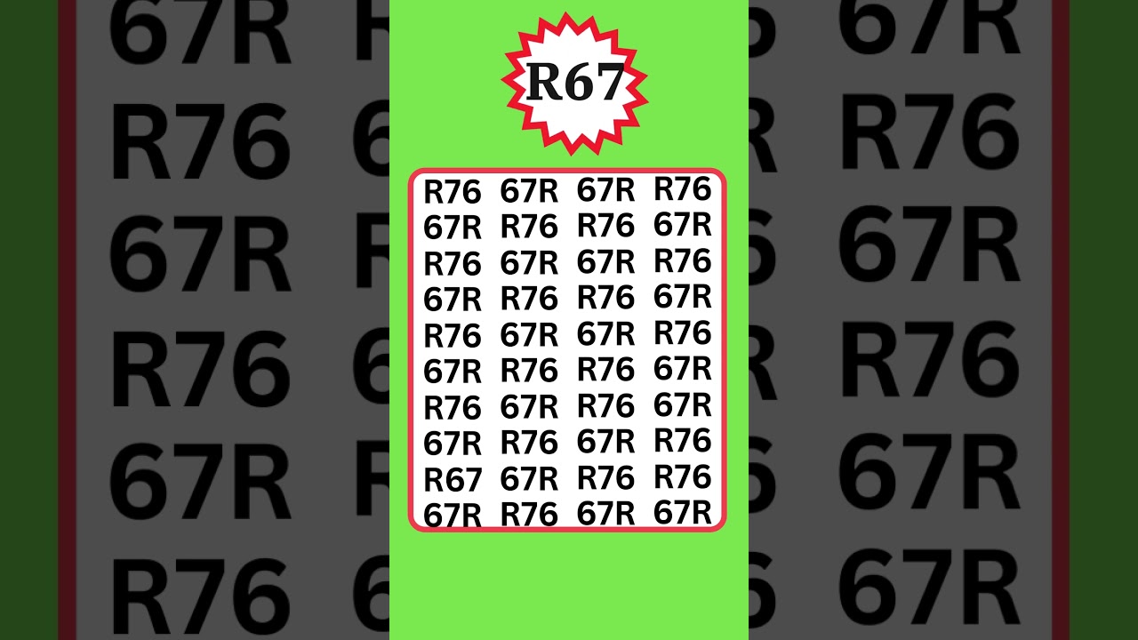 🌲 FIND R67🌲 #viral #trending #braintest