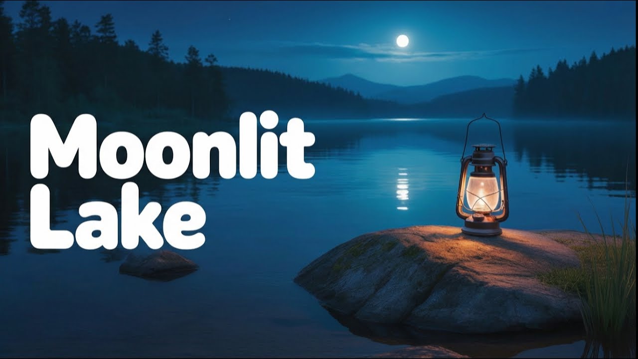 Gentle Rain on a Moonlit Night | Dark Forest Soundscape