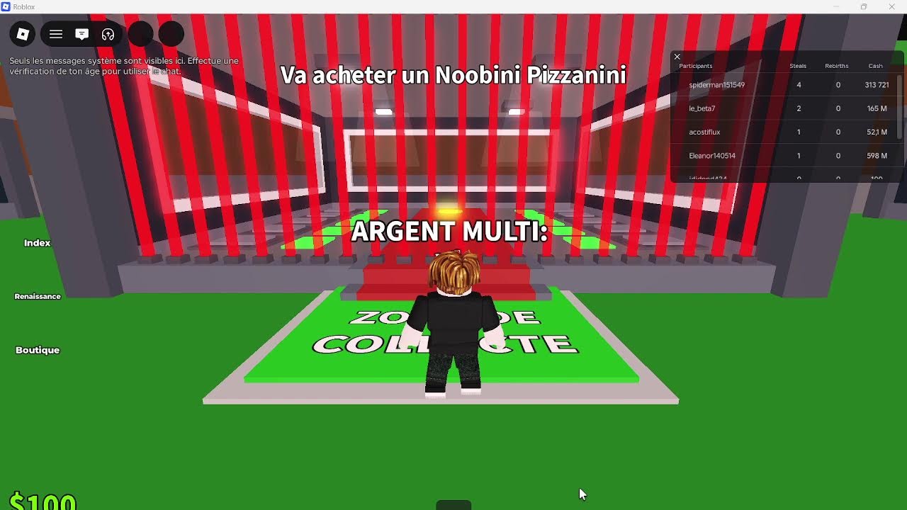je joue à Roblox veneezzzzzzz!!!!!!