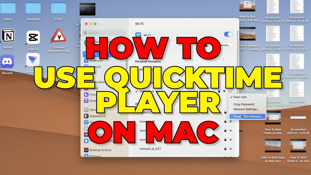 How To Use QuickTime Player on Mac