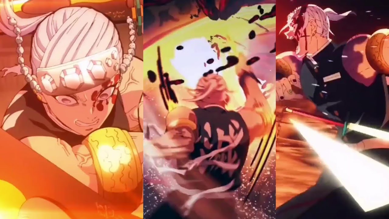 Uzui Tengen All Epic Sound Breathing Techniques 🔥🔥
