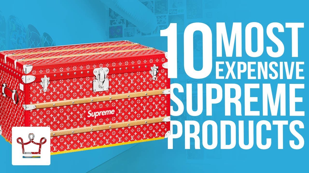 10 самых дорогих продуктов Supreme