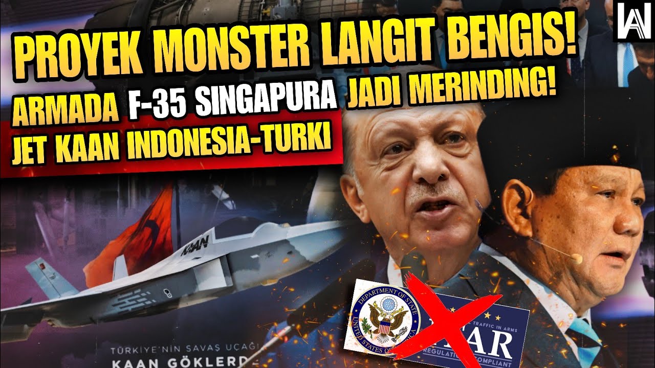 SIAP GEMPUR HABIS ARMADA F-35 SINGAPURA‼️AMERIKA AWAS‼️INILAH JET TEMPUR INDONESIA DAN TURKI || KAAN
