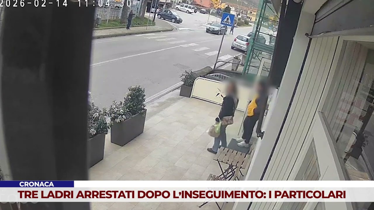 CRONACA. TRE LADRI ARRESTATI DOPO L’INSEGUIMENTO: I PARTICOLARI