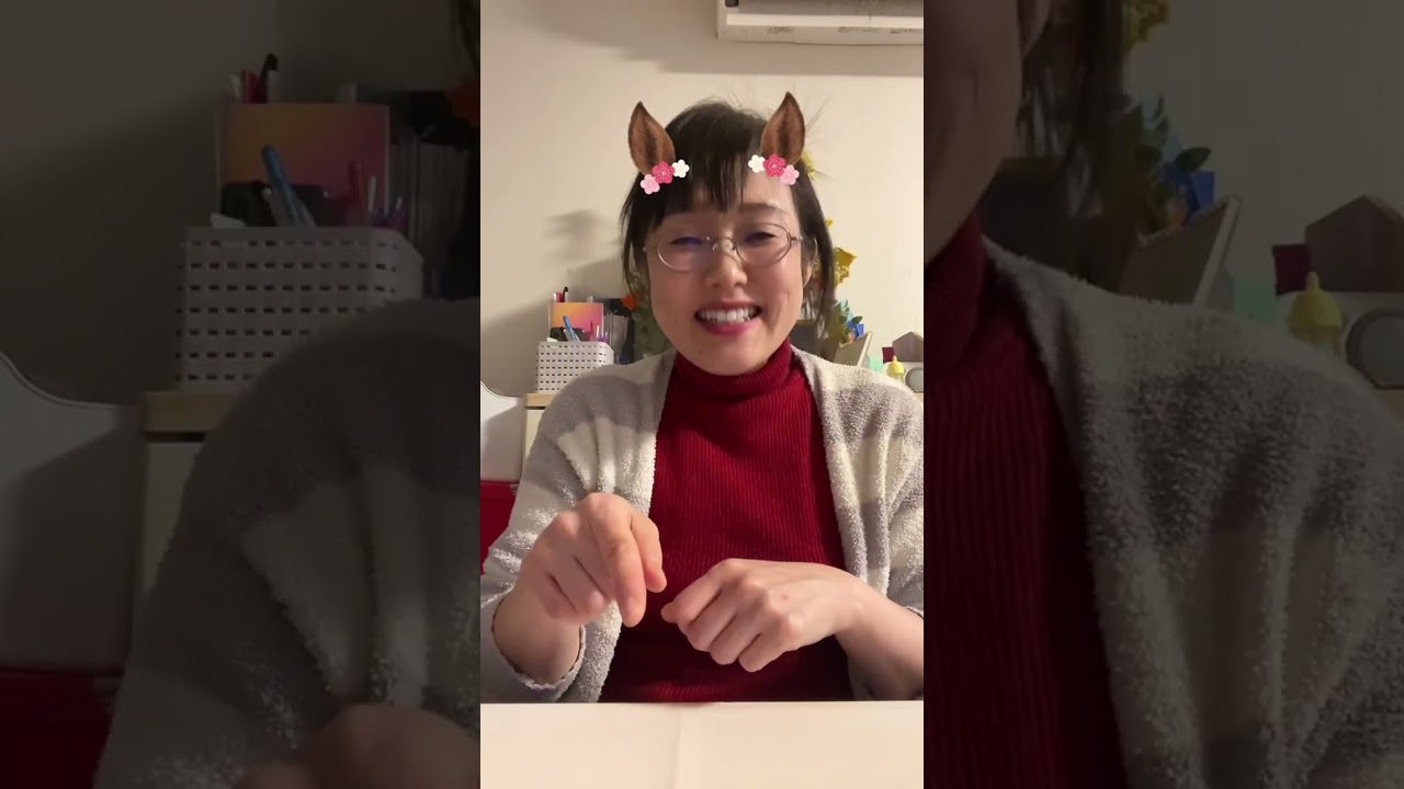 （字幕なし）今日の貴子さん。手話動画。78