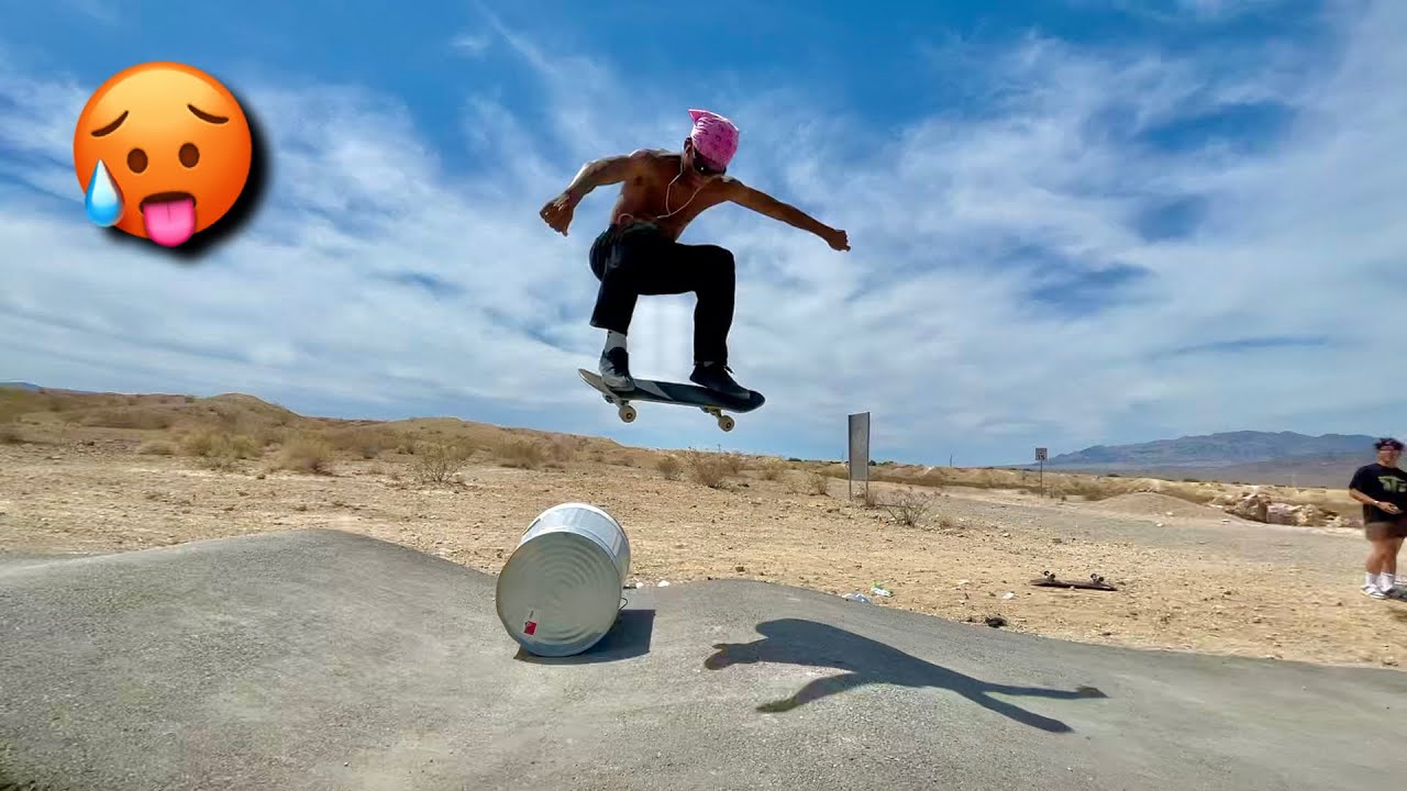 Skating In The Desert!