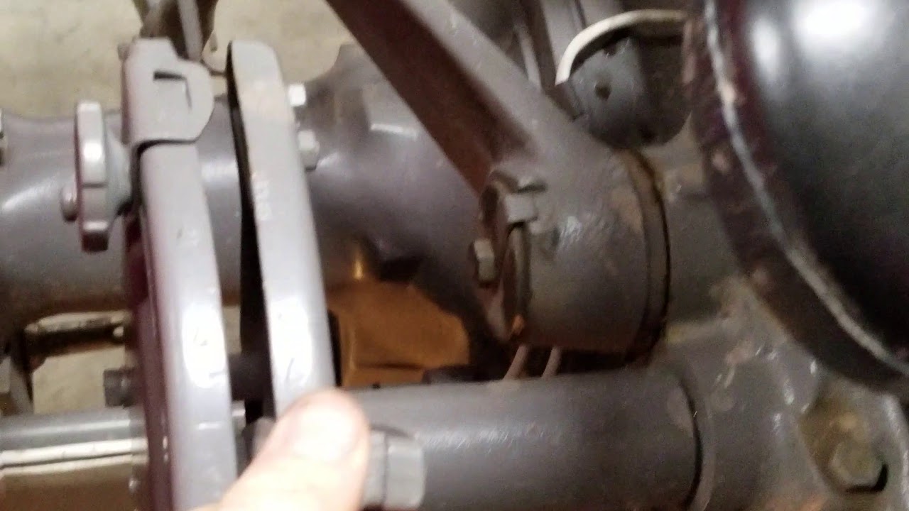 Massey 135 right hand cover off and lift action