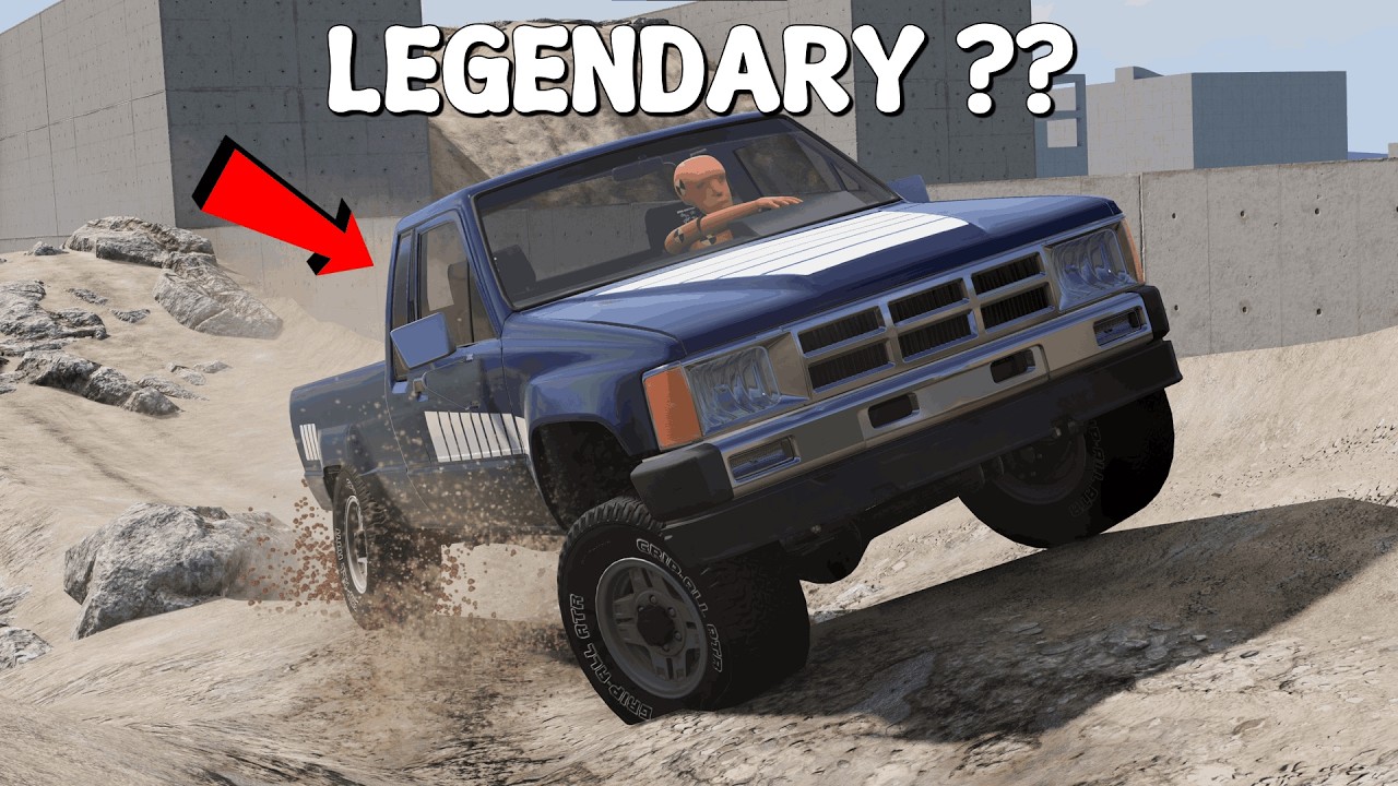TOYOTA HILUX PICKUP TRUCK DURABILITY TEST | BeamNG.Drive Cinematic