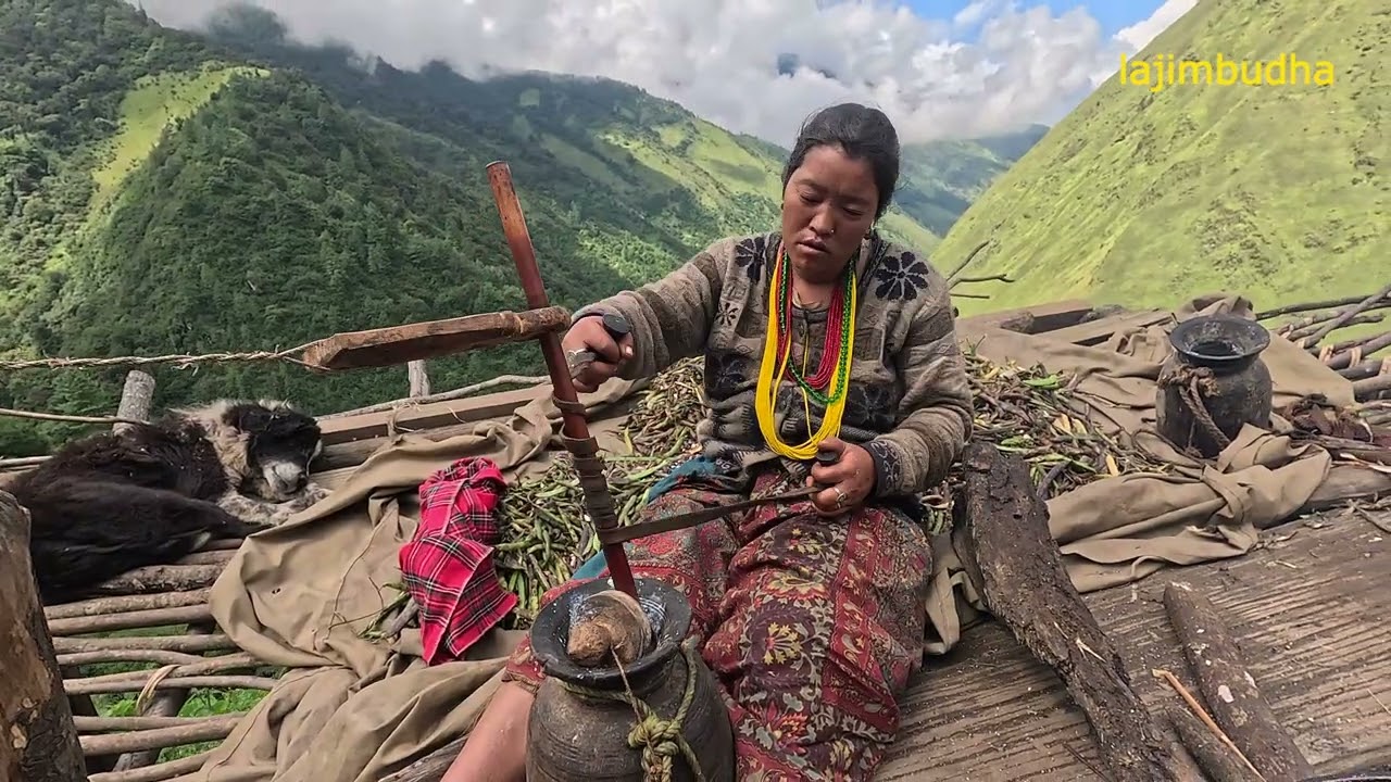 a day in the life of a remote himalayan people || lajimbudha ||