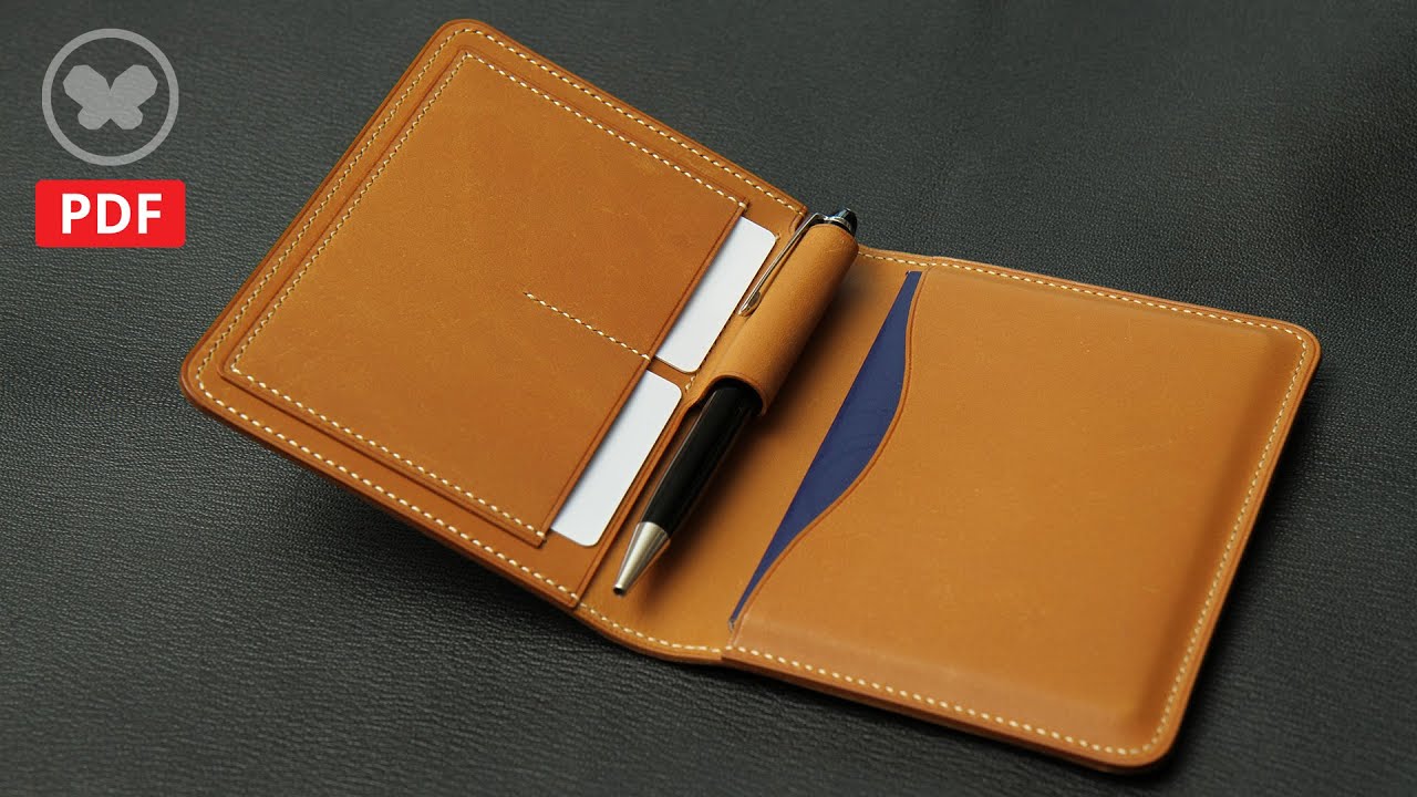 Make a leather RFID blocking passport cover (Free PDF Pattern) / 안티스키밍 여권 커버 여행을 떠나요(무료패턴/가죽공예/DIY)