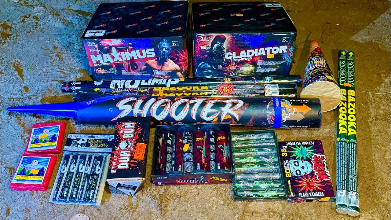 XXL FEUERWERK MISCHUNG | FEUERWERK EINKAUFEN & ANZÜNDEN in POLEN 🧨🇵🇱👆🏻