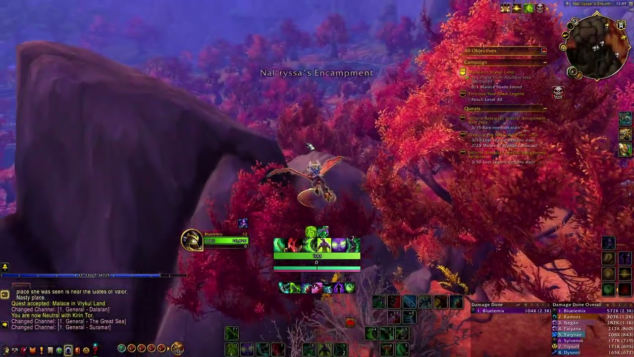 WoW War Within - Legion Remix Patch 11.2.5 Quest: Malace in Vrykul Land