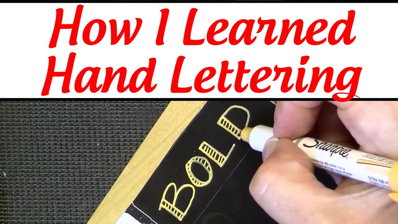 Hand Lettering Tips for Beginners.