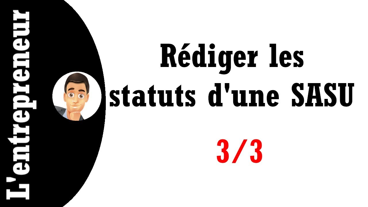 📜3#Modèle de statut : La SASU