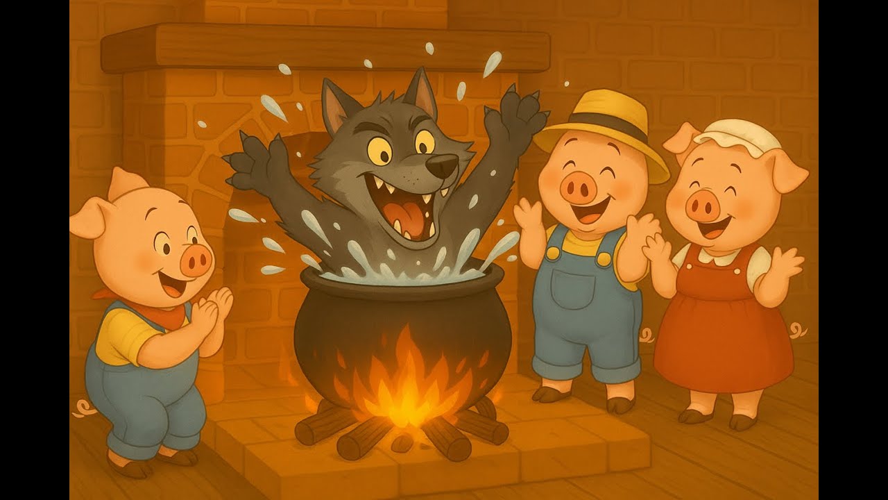 E03 | Three Little Pigs | The Brick House | Full Story