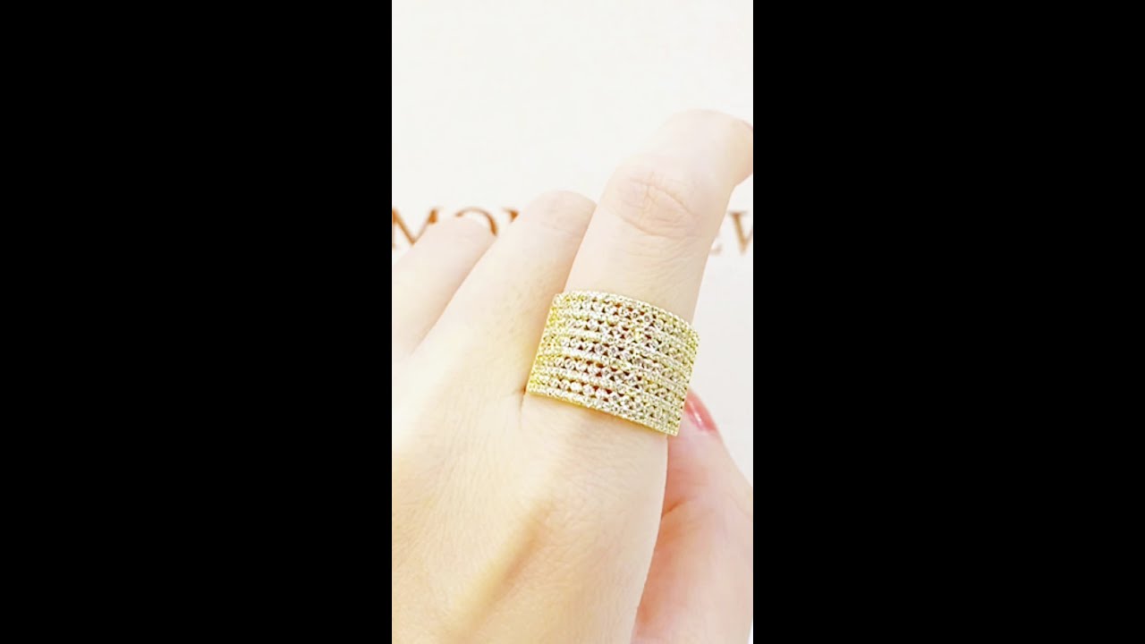 Band Design Hollowed Out Round Shaped Cutting Ring - Monarjew #shorts