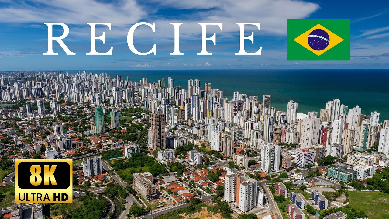 ▶️ RECIFE Pernambuco, Brazil 🇧🇷 | by Drone Footage | 8K ULTRA HD