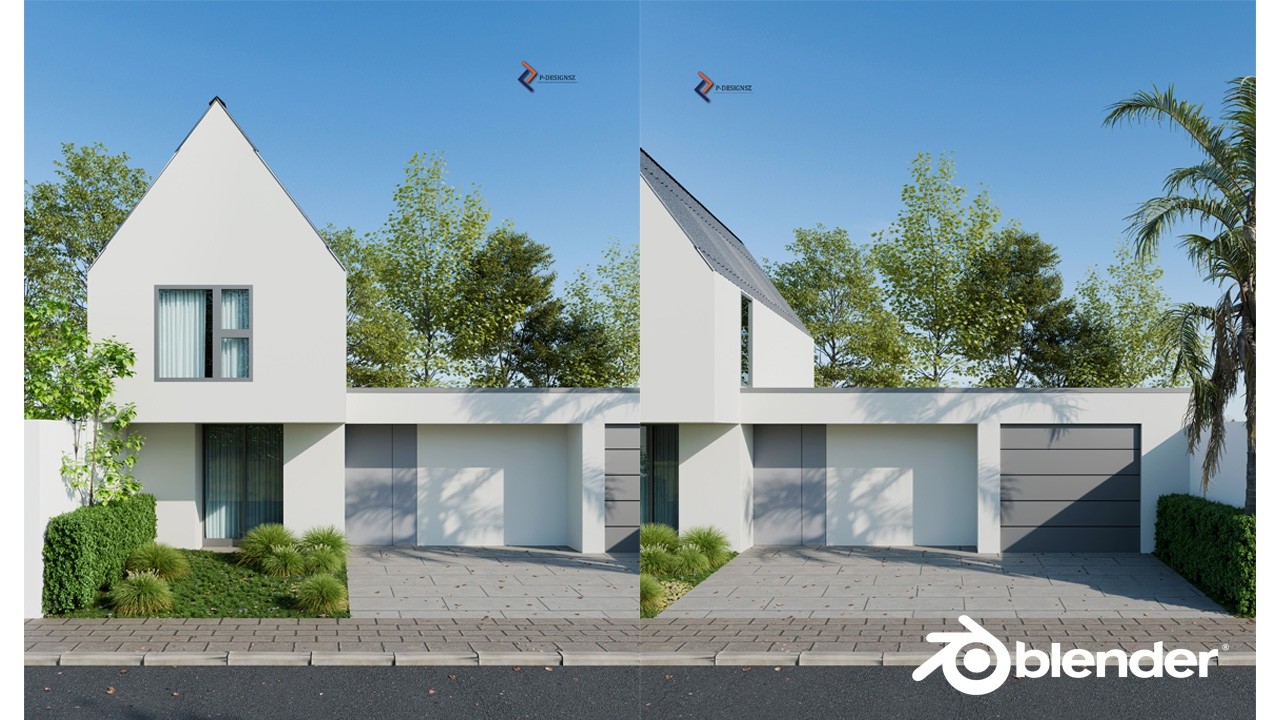 Blender Exterior Archviz Tutorial – Photorealistic Rendering Step by Step