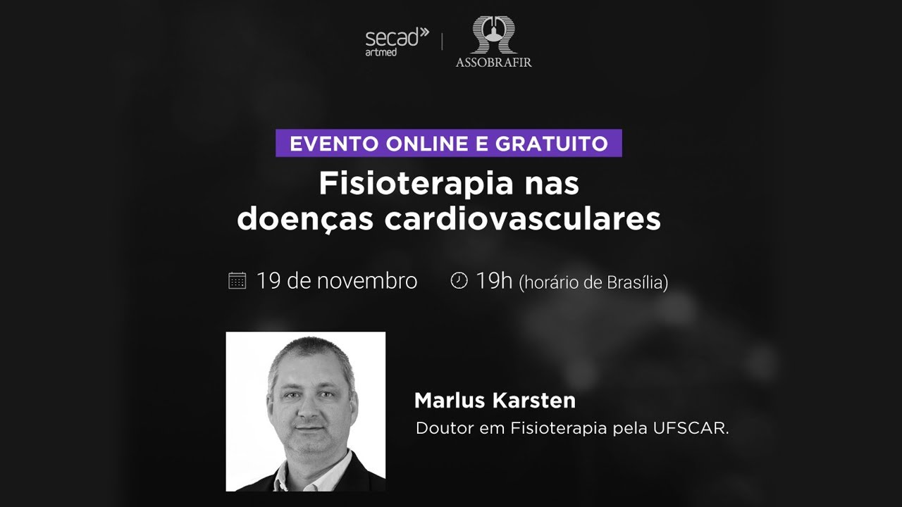 WEBINAR - Fisioterapia nas doenças cardiovasculares
