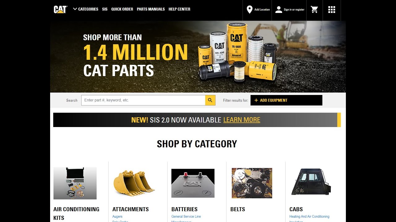 How to Shop for Parts on Parts.Cat.Com