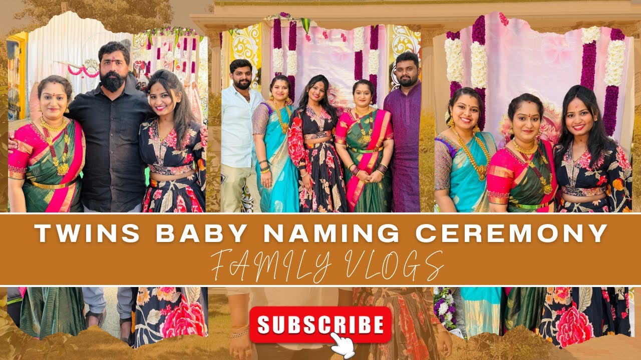 Twins Baby Naming Ceremony😍||Friday with My FAMILY🥰||SPURTHI VLOGS||
