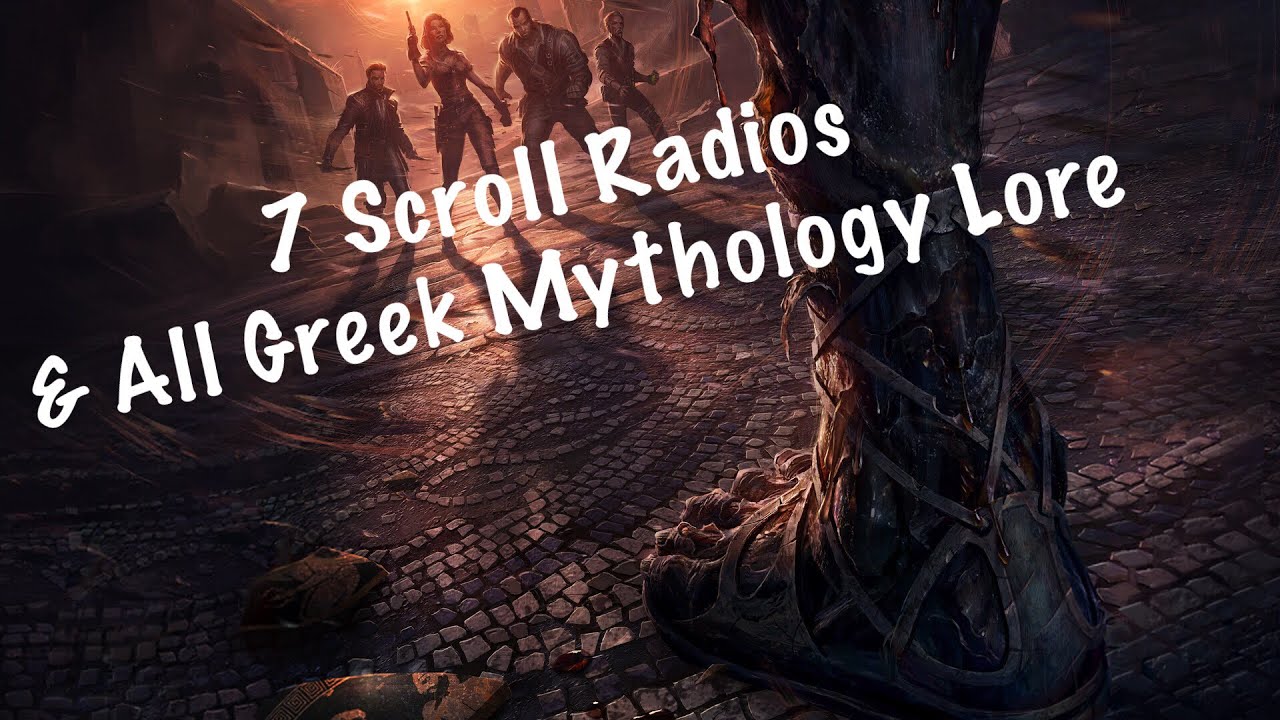 Ancient Evil - 7 Scroll Radios & All Greek Mythology Lore (B04 Zombies)