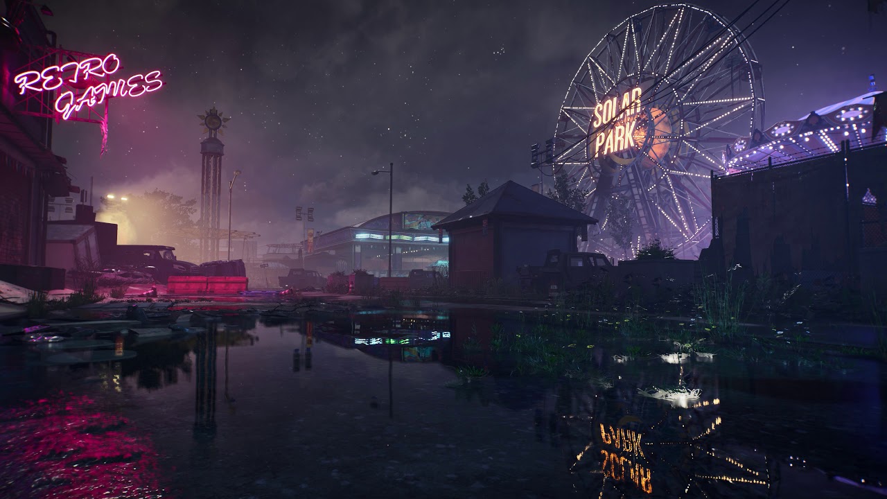 Coney Island Ambience /  Synthwave Music / The Division 2 / 4K