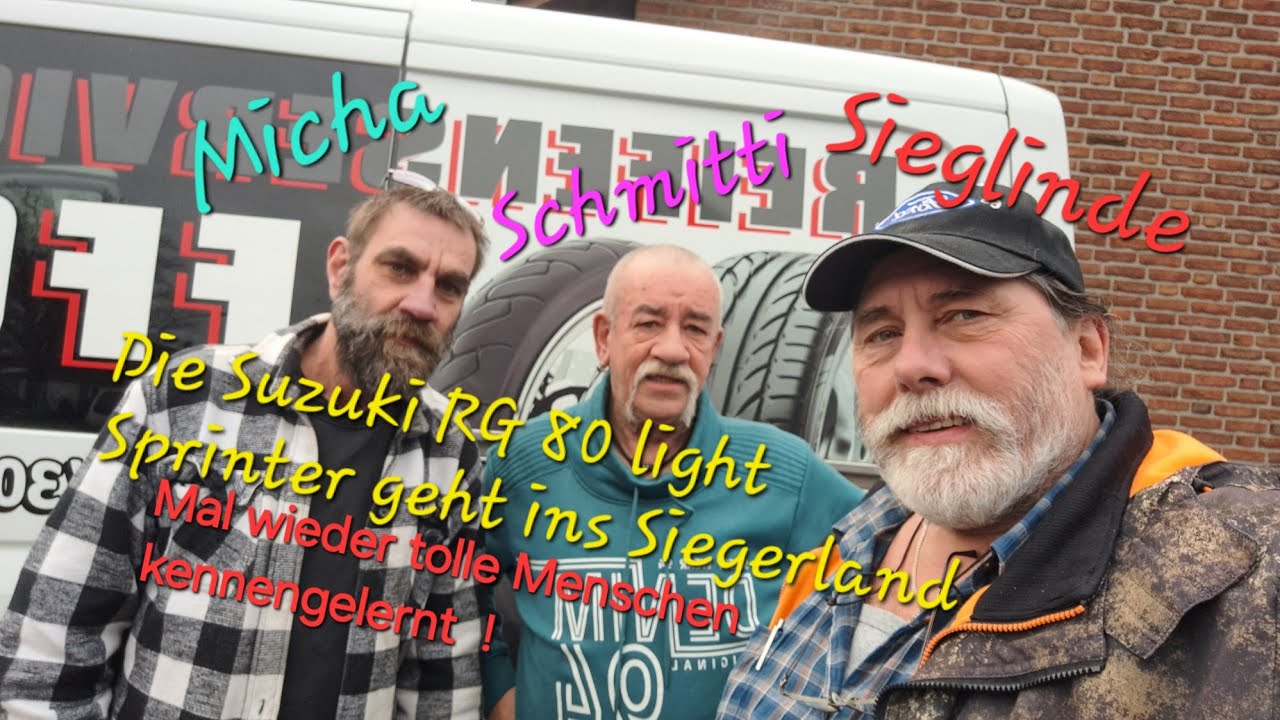 Suzuki RG 80 Leichtkraftrad #Moped geht i Siegerland Einzylinder #Zweitakter 10 PS Zweirad #youtube
