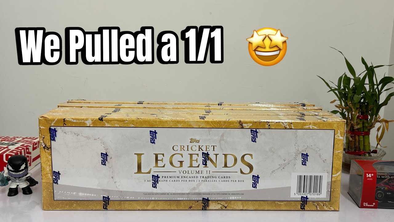 Topps Cricket legends Volume 2 Boxes Opening!! Can we pull a 1/1 ? Parallel cards, Autograph cards.
