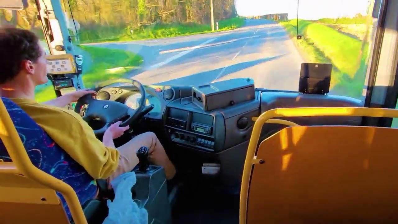 IRISBUS Récréo II N° Parc 113 Tréglonou Vers Lannilis Dépôt Vidéo Brute