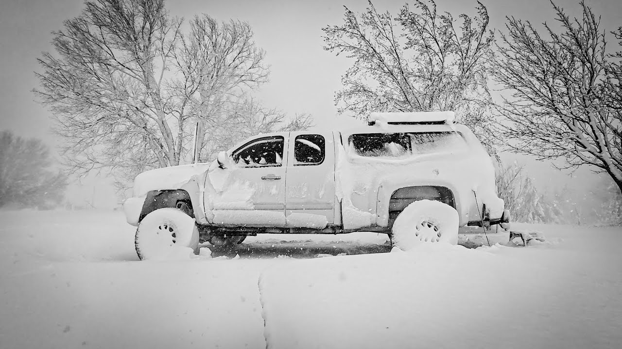 Two Nights Truck Camping In A Crazy Winter Blizzard