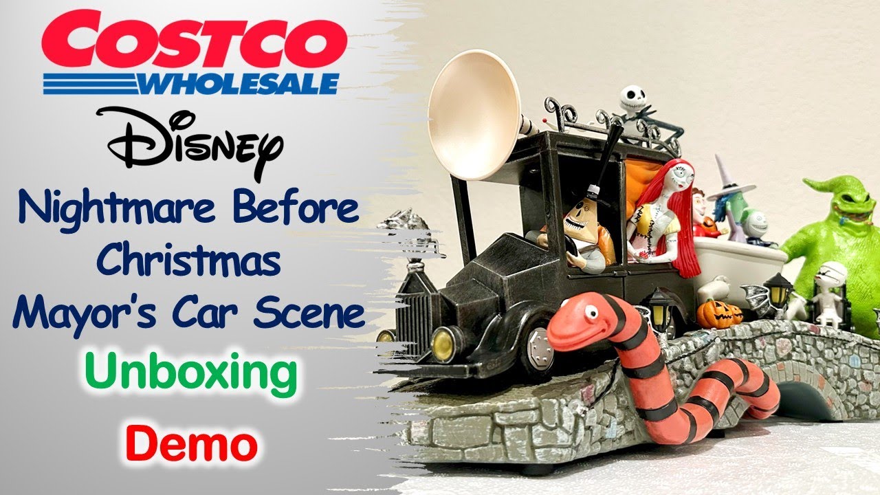 Costco Disney Nightmare Before Christmas Mayor’s Car Scene | Unboxing | Demo