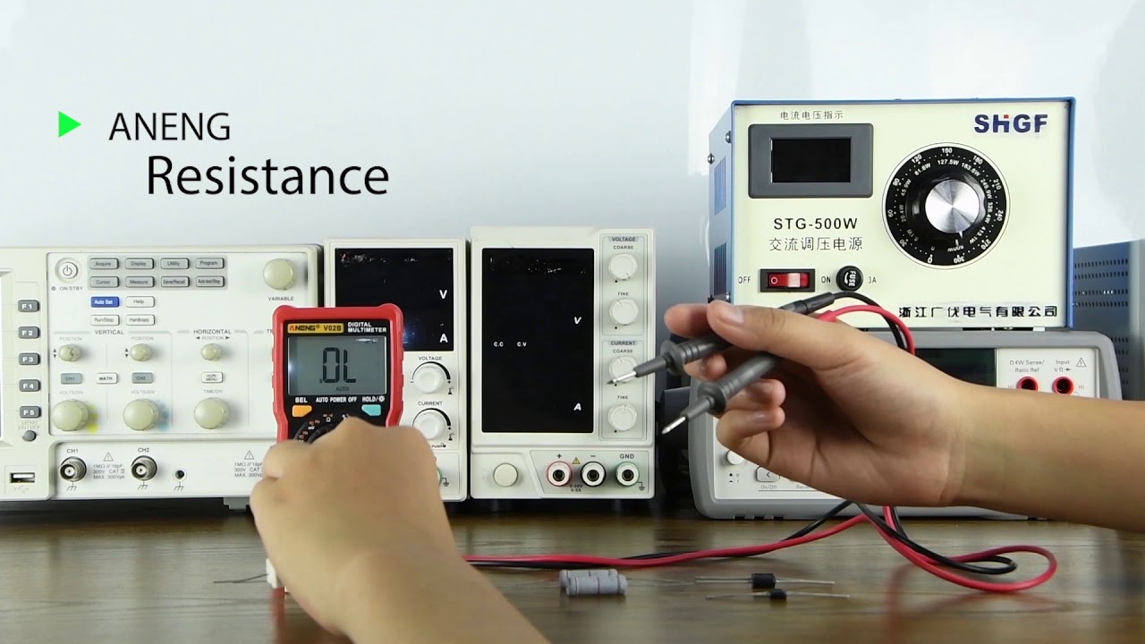ANENG V02B High-precision automatic range Digital Multimeter Tester Peak Power Off Meter Car