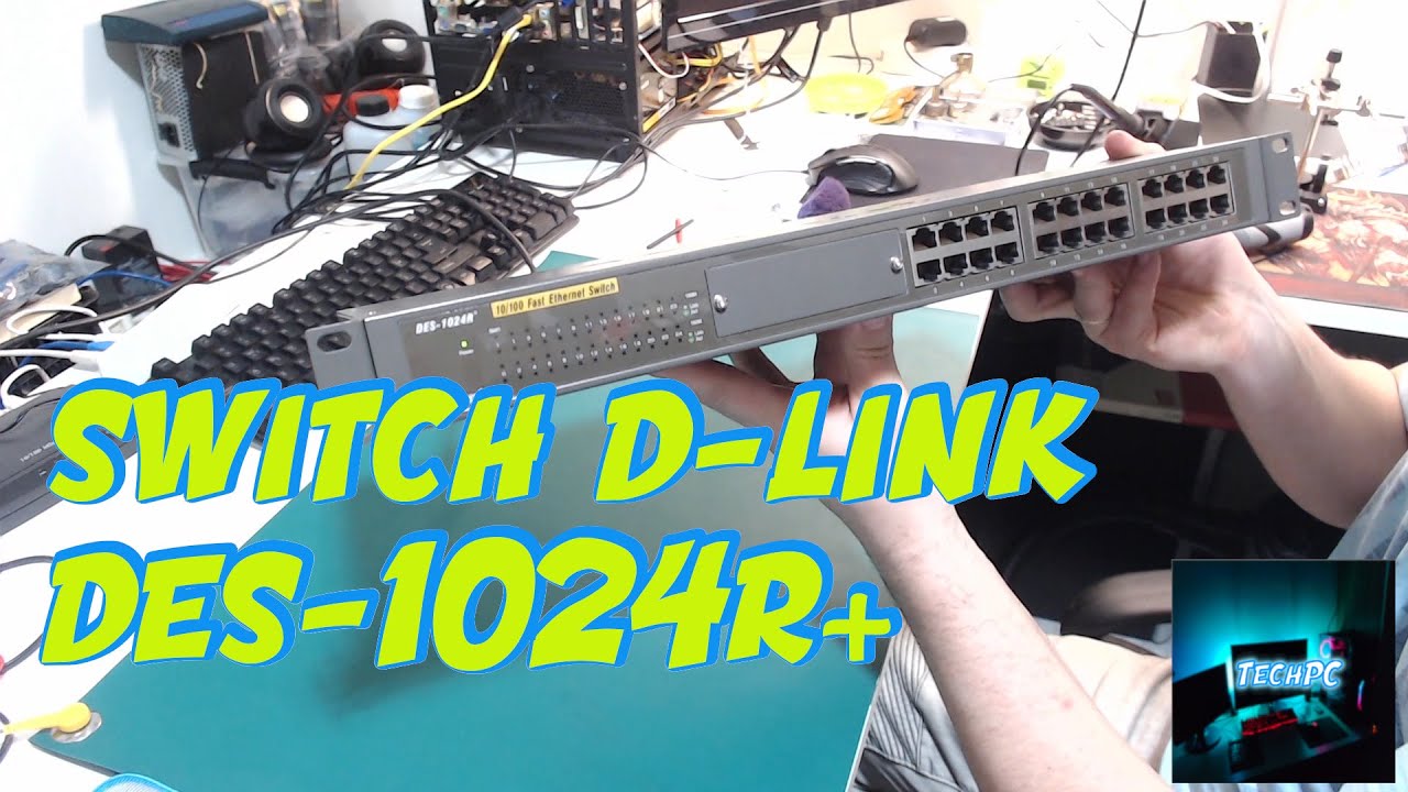 switch d-link des-1024r+/ czyszczenie / wymiana wentylatorka - TechPC