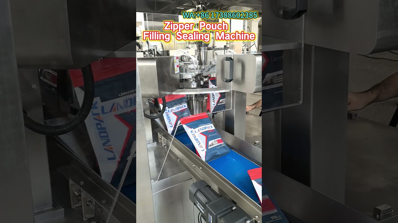 Zipper Pouch Packing Machine, Zip Lock Pouch Packing Machine #zipperpouch #doypack #packingmachine