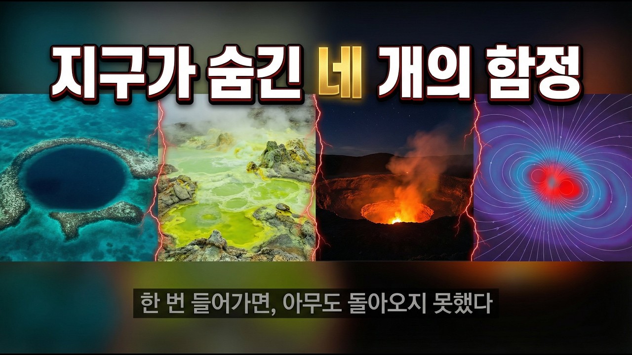 지구가 숨긴 네 개의 함정 &mdash; 블루홀, 다나킬, 지옥의 문, 그리고 지금도 커지는 구멍