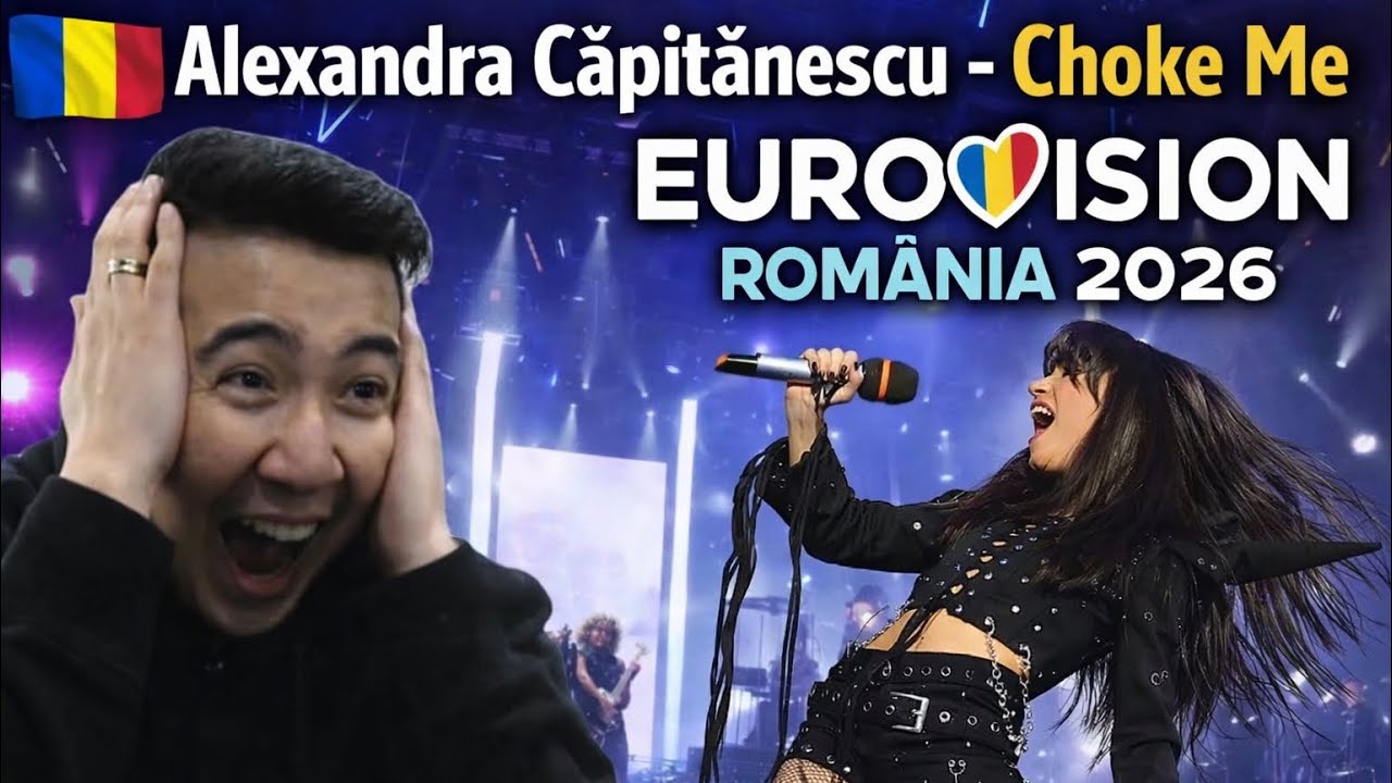 🇷🇴 Александра Кэпитэнеску - Choke Me | Евровидение Румыния 2026 | РЕАКЦИЯ