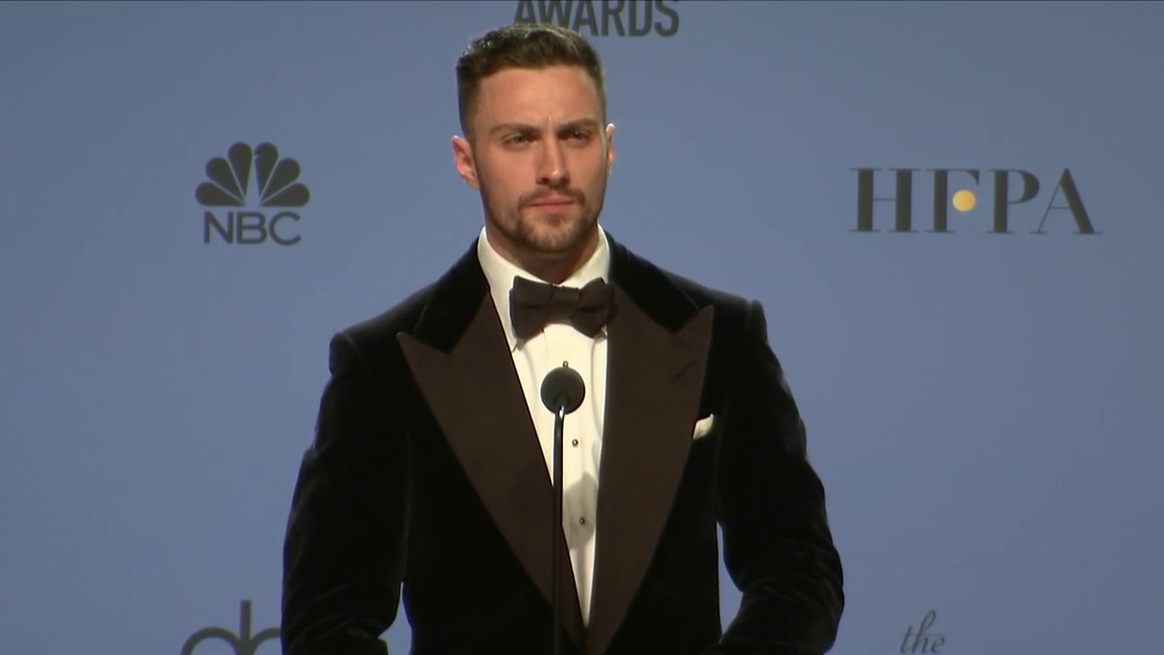 Aaron Taylor Johnson - Golden Globes 2017 - Full Backstage Interview