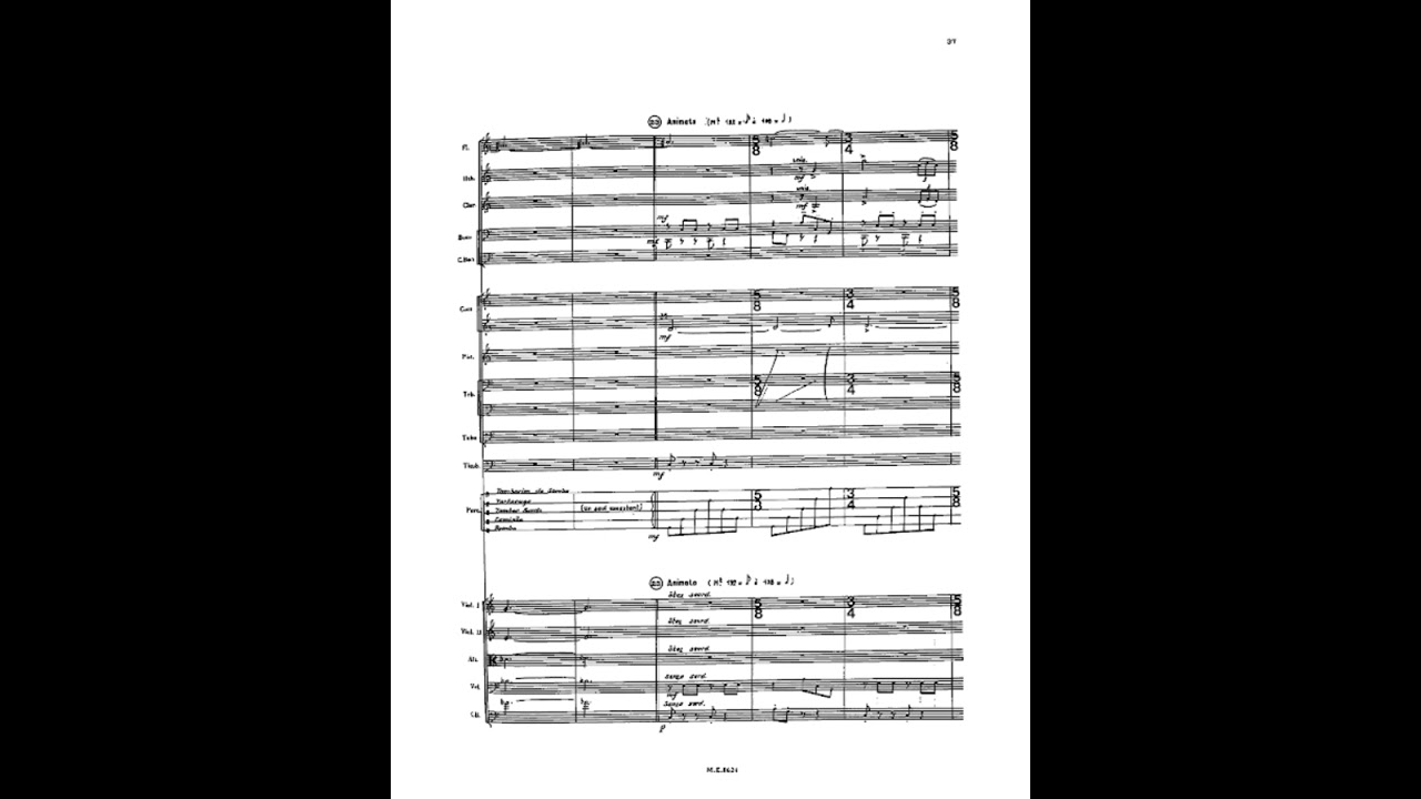 Villa-Lobos: Chôros No. 9, W232 for orchestra (1929-1942) with score