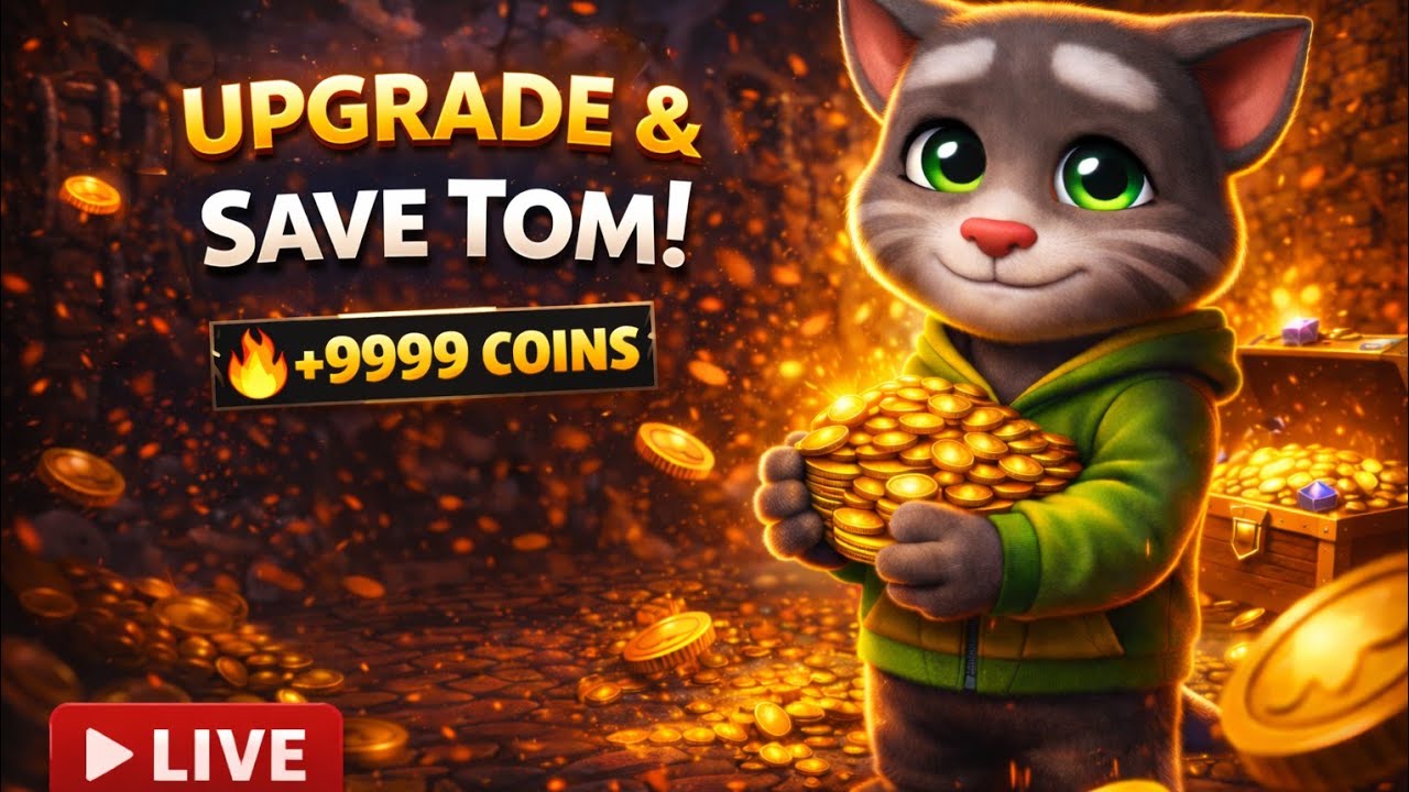 NO LIMIT COINS 🔥| Today We Upgrade EVERYTHING | Talking Tom LIVE | Real Gameplay