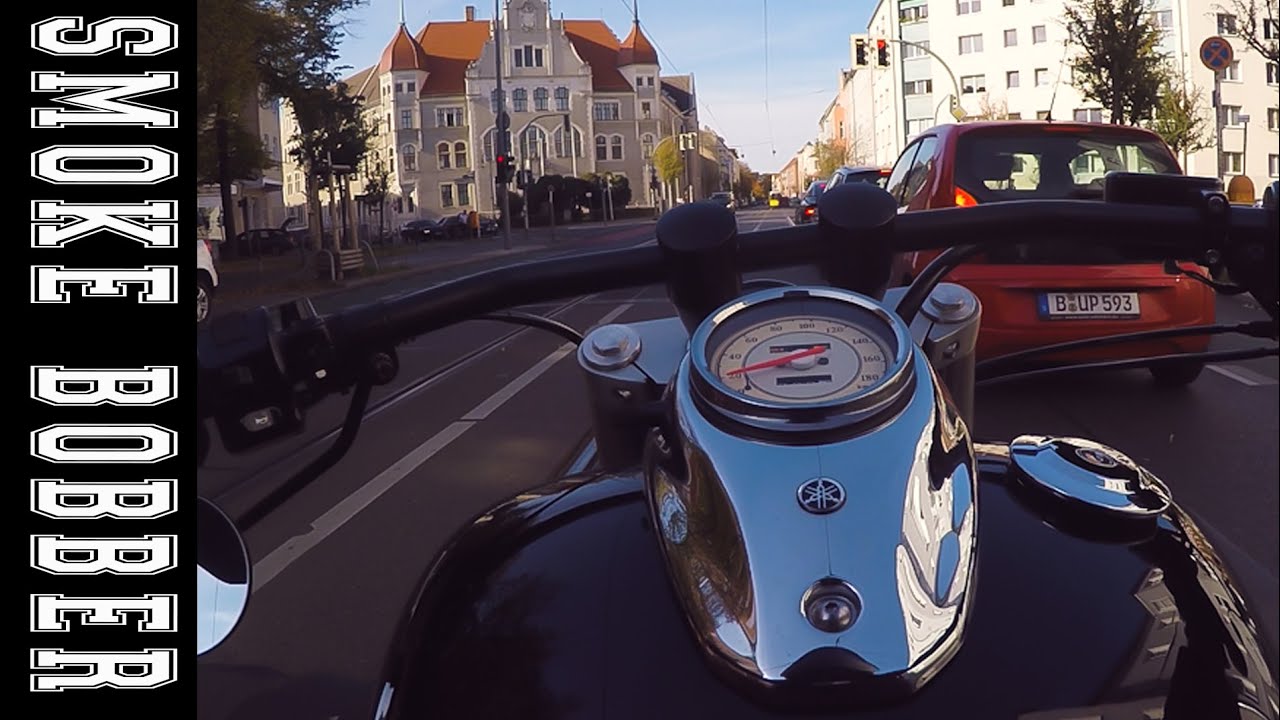 Yamaha XVS 650 Bobber Berlin City Tour Herbst 2022