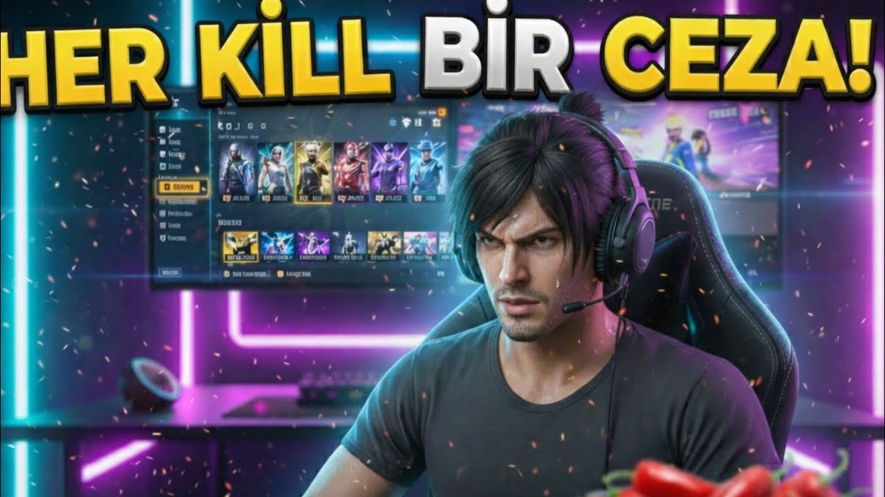 HƏR VURDUĞUM KİLL ÜÇÜN HİR CƏZA!? 😱  SONUNCU CƏZA NİYƏ BELƏDİR ? - FREE FİRE #freefire 