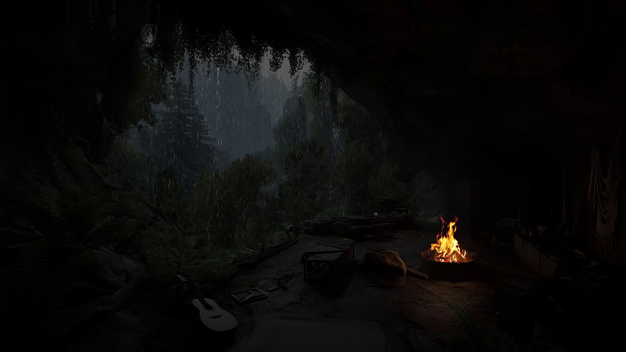 Descubra Um Sono Profundo Junto A Uma Fogueira Aconchegante Numa Gruta 💤 Sons Da Natureza - Asmr