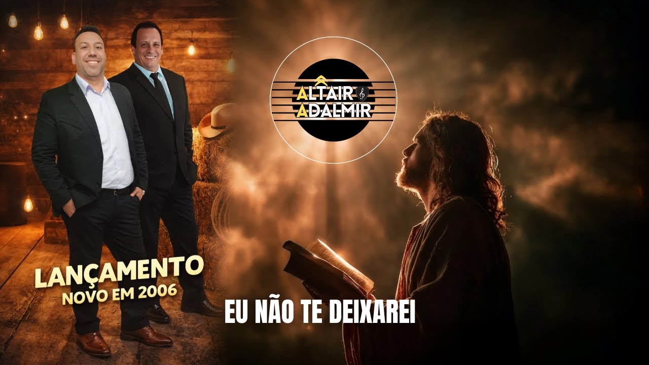 EU NÃO TE DEIXAREI - OS MENSAGEIROS DE DEUS ALTAIR E ADALMIR OFICIAL #musica