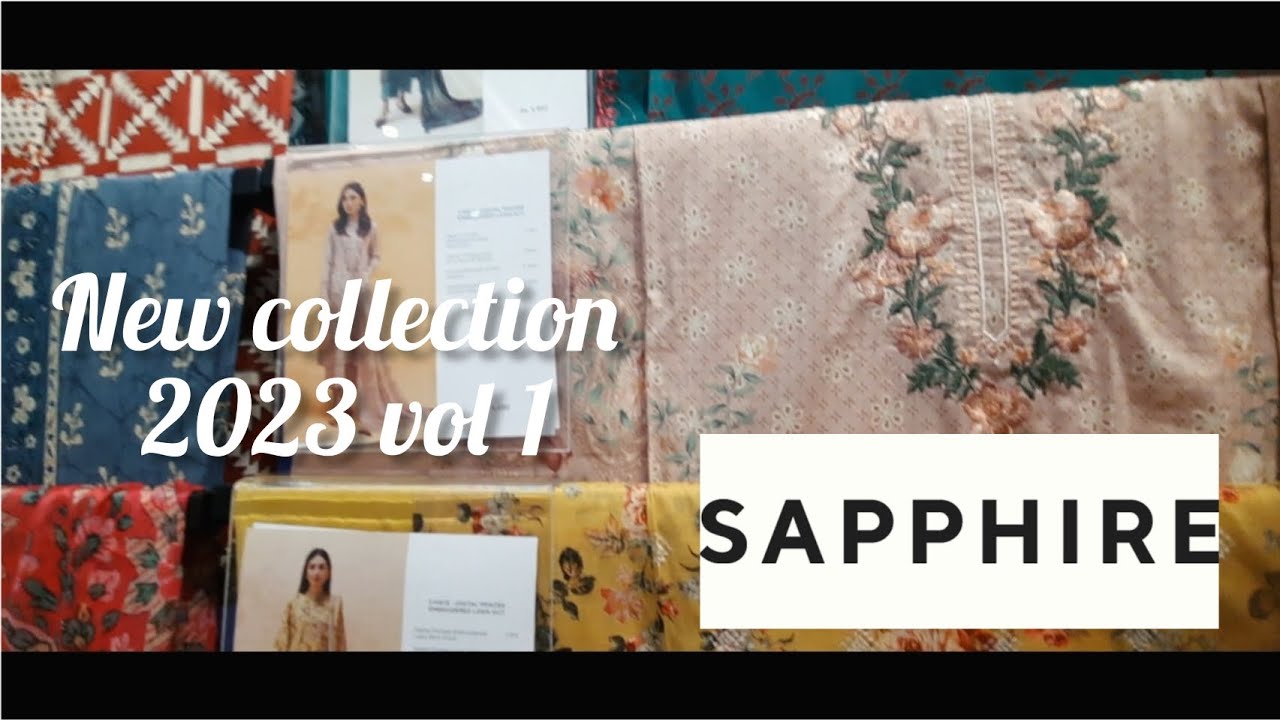 Sapphire new summer Collection 2023 and salealert || vol 1 || #sapphire