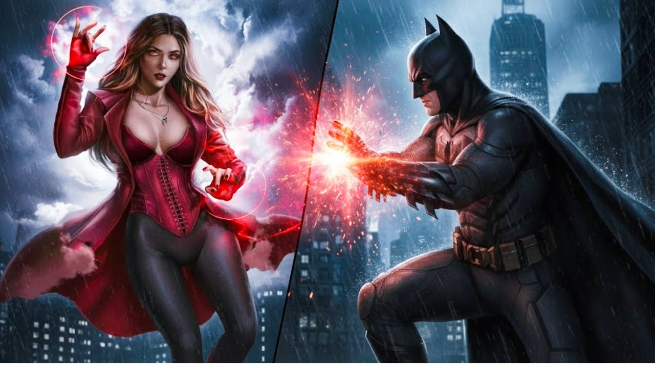 🔮🦇 ¿PODER MÁGICO vs ESTRATEGIA? Bruja Escarlata vs Batman: ¿Puede la mente superar la realidad?